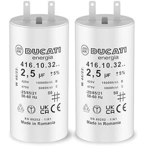VOLET TECH Condensateur 2,8 Uf Pour Volet Roulant Somfy, Simu, Nice - Réparation Pour Moteur De Haute Qualité 6nm À 8nm - Condensateur Avec Cosses Faston 2,8mm Pour Moteur De Volet Et Store - 10 000 Heures (2) - Publicité VOLET TECH Condensateur 2,8 Uf Pour Volet Roulant Somfy, Simu, Nice - Réparation Pour Moteur De Haute Qualité 6nm À 8nm - Condensateur Avec Cosses Faston 2,8mm Pour Moteur De Volet Et Store - 10 000 Heures (2) - Publicité