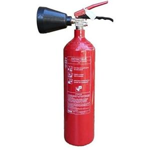 Pt Fire - Extincteur CO2 capacité 2 Kg avec support de fixation Norme ce - Publicité