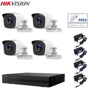 Hikvision Dvr Video Surveillance Camera Kit 8 Channels 2 Mpx - Publicité