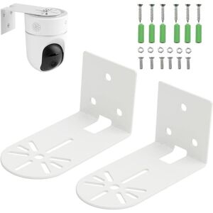 JALLERIA Lot De 2 Support D'Angle Camera Exterieur Mural Perforation Pour Caméra D'Intérieur Montage De Surveillance Support Plafond Accessoires Pour Caméra Surveillance (sans Caméra) - Publicité JALLERIA Lot De 2 Support D'Angle Camera Exterieur Mural Perforation Pour Caméra D'Intérieur Montage De Surveillance Support Plafond Accessoires Pour Caméra Surveillance (sans Caméra) - Publicité