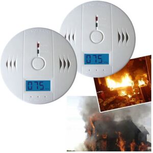 RAPANDA Pack De 2 Détecteurs De Gaz Co, Détecteurs De Co, Détecteurs De Monoxyde De Carbone Avec Écran Lcd - Publicité RAPANDA Pack De 2 Détecteurs De Gaz Co, Détecteurs De Co, Détecteurs De Monoxyde De Carbone Avec Écran Lcd - Publicité