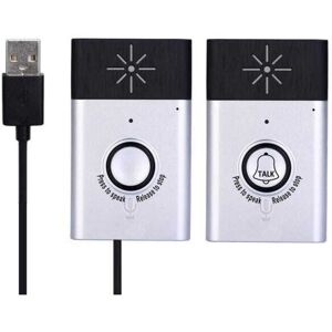 OEM (paquet De 2) Interphone Vocal Sans Fil Portable, Sonnette Intérieure, Système De Sécurité Domestique, Interphone Intérieur/extérieur - Publicité OEM (paquet De 2) Interphone Vocal Sans Fil Portable, Sonnette Intérieure, Système De Sécurité Domestique, Interphone Intérieur/extérieur - Publicité