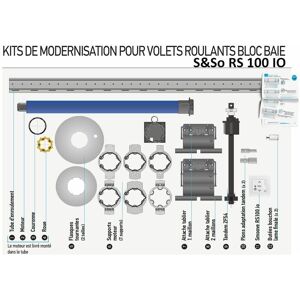 SOMFY Kit De Modernisation Pour Volet Roulant Existant, S&so Rs 100 Io - Fenêtre De 1000 À 1500mm Bloc Baie - Publicité SOMFY Kit De Modernisation Pour Volet Roulant Existant, S&so Rs 100 Io - Fenêtre De 1000 À 1500mm Bloc Baie - Publicité