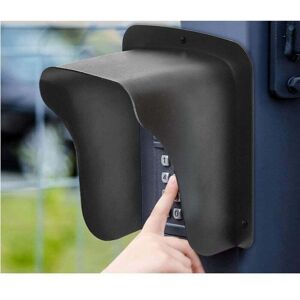 Couvercle Métallique Étanche Pour Sonnette, Serrure De Porte, Interphone, Protection Sonnette Exterieur Pluie Protège L'Appareil Du Soleil Et Des Gouttes De Pluie - Ulisem - Publicité Couvercle Métallique Étanche Pour Sonnette, Serrure De Porte, Interphone, Protection Sonnette Exterieur Pluie Protège L'Appareil Du Soleil Et Des Gouttes De Pluie - Ulisem - Publicité