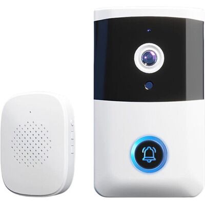Melissa Sonnette Vidéo Wifi Sans Fil - Vision Nocturne Ir - Audio Bidirectionnel - Système De Sécurité Pour La Maison. Publicité Melissa Sonnette Vidéo Wifi Sans Fil - Vision Nocturne Ir - Audio Bidirectionnel - Système De Sécurité Pour La Maison. Publicité