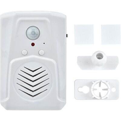 MOXIE Alarme De Détecteur De Mouvement Alimentée Par Usb/batterie Lecteur Audio Mp3 Sonnette À Induction Infrarouge - Publicité MOXIE Alarme De Détecteur De Mouvement Alimentée Par Usb/batterie Lecteur Audio Mp3 Sonnette À Induction Infrarouge - Publicité