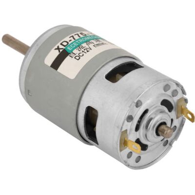 ABYSSE Moteur 775 À Grande Vitesse, 80 W, Couple Élevé, Arbre D'Extension, Moteur Cc (12 V, 10 000 Tr/min) - Publicité ABYSSE Moteur 775 À Grande Vitesse, 80 W, Couple Élevé, Arbre D'Extension, Moteur Cc (12 V, 10 000 Tr/min) - Publicité