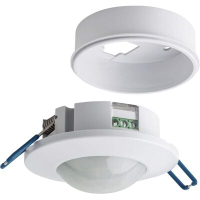 OEM 2x Détecteur De Mouvement Intérieur, Montage Encastré Et En Saillie Au Plafond, Programmable, Capteur Infrarouge, 8m / 360°, Led Adapté, Max. 1200w/ 600w - Publicité OEM 2x Détecteur De Mouvement Intérieur, Montage Encastré Et En Saillie Au Plafond, Programmable, Capteur Infrarouge, 8m / 360°, Led Adapté, Max. 1200w/ 600w - Publicité