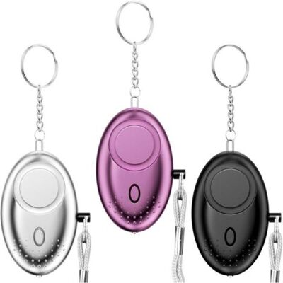 NO BRAND Pair Alarme Anti-attaque Personnelle 3 Pièces, Alarme Personnelle Avec Lumière Led, Alarme Porte-clés Pour Femmes, Alarme De Sécurité Personnelle Pour Enfants Et Personnes Âgées - Publicité NO BRAND Pair Alarme Anti-attaque Personnelle 3 Pièces, Alarme Personnelle Avec Lumière Led, Alarme Porte-clés Pour Femmes, Alarme De Sécurité Personnelle Pour Enfants Et Personnes Âgées - Publicité