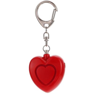 LISATR Alarme Personnelle Safe Sound, Porte-clés D'Alarme De Sécurité Personnelle En Forme De Cœur Avec Lumières-4x3.5x2cm-red - Publicité LISATR Alarme Personnelle Safe Sound, Porte-clés D'Alarme De Sécurité Personnelle En Forme De Cœur Avec Lumières-4x3.5x2cm-red - Publicité