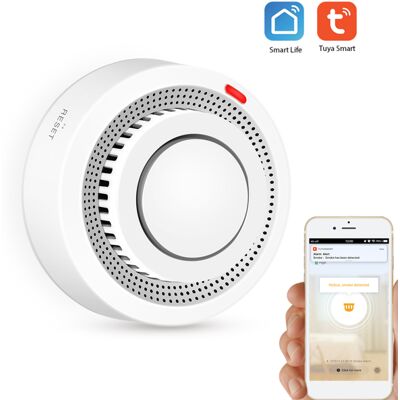OEM Détecteur De Fumée Wi-fi, Capteur D'Alarme Incendie Intelligent, Système De Sécurité Sans Fil, Smart Life, Application Tuya, Maison Connectée - Publicité OEM Détecteur De Fumée Wi-fi, Capteur D'Alarme Incendie Intelligent, Système De Sécurité Sans Fil, Smart Life, Application Tuya, Maison Connectée - Publicité