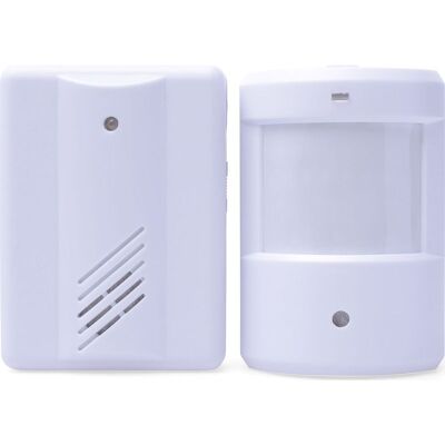 Vision Alarme Détecteur De Mouvement Sans Fil, Alarme De Porte Alimentée Par Batterie, Détecteur De Mouvement D'Une Portée De 100 M, Détecteur De Passage - Publicité Vision Alarme Détecteur De Mouvement Sans Fil, Alarme De Porte Alimentée Par Batterie, Détecteur De Mouvement D'Une Portée De 100 M, Détecteur De Passage - Publicité