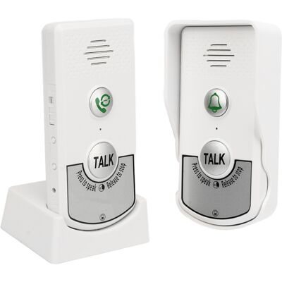 OEM Sonnettes Interphones Sans Fil, Portée De 1000 M, Puce De Haute Qualité, Voix Blanche, Pour Maisons, Hôtels, Villas Et Usines. Publicité OEM Sonnettes Interphones Sans Fil, Portée De 1000 M, Puce De Haute Qualité, Voix Blanche, Pour Maisons, Hôtels, Villas Et Usines. Publicité