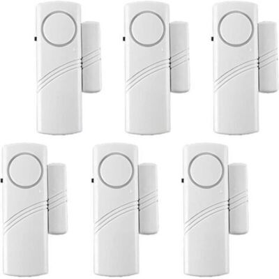 URSUS Ensemble De 6 Alarmes De Porte Et Fenêtre, Détecteur D'Intrusion Magnétique, 120 Db, Pour La Sécurité Des Enfants, La Sécurité De La Maison Et La Protection Du Bureau (piles Aaa Non Incluses) - Publicité URSUS Ensemble De 6 Alarmes De Porte Et Fenêtre, Détecteur D'Intrusion Magnétique, 120 Db, Pour La Sécurité Des Enfants, La Sécurité De La Maison Et La Protection Du Bureau (piles Aaa Non Incluses) - Publicité