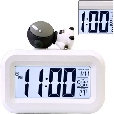 MCKENSA Horloge Électronique De Bureau Avec Écran Led Et Alarme, Calendrier Et Horloge De Température, Style Astronaute - Publicité MCKENSA Horloge Électronique De Bureau Avec Écran Led Et Alarme, Calendrier Et Horloge De Température, Style Astronaute - Publicité
