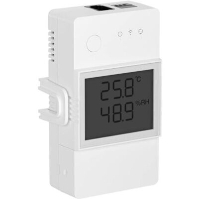 ABYSSE Th Elite 16a Interrupteur Connecté Wifi Sans Fils Avec Mesure De Temp.&hum Pour Maison Connectée, Compatible Avec Alexa, Google Home, Ifttt, Contrôle À Distance Via App, Aucun Hub Requis - Publicité ABYSSE Th Elite 16a Interrupteur Connecté Wifi Sans Fils Avec Mesure De Temp.&hum Pour Maison Connectée, Compatible Avec Alexa, Google Home, Ifttt, Contrôle À Distance Via App, Aucun Hub Requis - Publicité