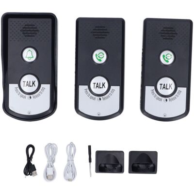 MOXIE Sjlerst Interphone Sans Fil Sonnette 1500 Mètres 2 Méthodes De Chargement Intercomunicador Pour La Sécurité À Domicile - Publicité MOXIE Sjlerst Interphone Sans Fil Sonnette 1500 Mètres 2 Méthodes De Chargement Intercomunicador Pour La Sécurité À Domicile - Publicité