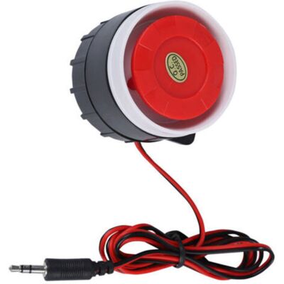 OEM Dc 12v Mini Sirène Filaire Sirène 120 Db Système D'Alarme Sonore Sirène Pour La Sécurité À La Maison, Rouge - Publicité OEM Dc 12v Mini Sirène Filaire Sirène 120 Db Système D'Alarme Sonore Sirène Pour La Sécurité À La Maison, Rouge - Publicité