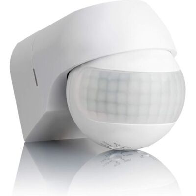ABYSSE Détecteur De Mouvement Extérieur Ip44 – Montage En Saillie – Capteur Infrarouge 180° – Portée 15m – Max. 800w Pour Éclairage Led - Publicité ABYSSE Détecteur De Mouvement Extérieur Ip44 – Montage En Saillie – Capteur Infrarouge 180° – Portée 15m – Max. 800w Pour Éclairage Led - Publicité