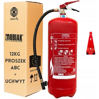OEM Extincteur À Poudre Abc 12 Kg Avec Support Gp12x Ce, Cnbop, En3, Med Prod 2025 - Publicité OEM Extincteur À Poudre Abc 12 Kg Avec Support Gp12x Ce, Cnbop, En3, Med Prod 2025 - Publicité