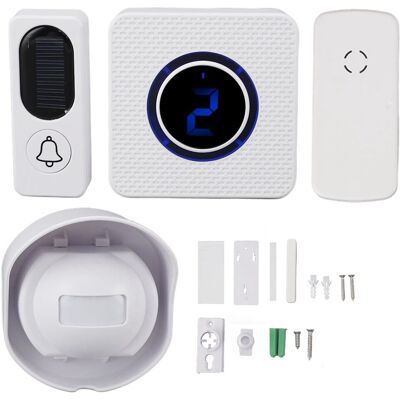 Sonnette Sans Fil Tuya, 4 Niveaux De Volume, Alarme De Porte Intelligente Wifi 2,4 Ghz Avec 38 Mélodies Pour La Maison, Le Commerce, Le Bureau Et Les Magasins. Prise Us 90-260 V.-aquaforge - Publicité Sonnette Sans Fil Tuya, 4 Niveaux De Volume, Alarme De Porte Intelligente Wifi 2,4 Ghz Avec 38 Mélodies Pour La Maison, Le Commerce, Le Bureau Et Les Magasins. Prise Us 90-260 V.-aquaforge - Publicité