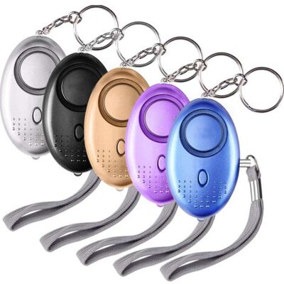 CUIYU Alarme Personnelle, 5 Pièces 140db Porte Cle Alarme D'Urgence Avec Torche Anti Agression Avec Lumière Led For Femmes, Enfants, Personnes Âgées - Publicité CUIYU Alarme Personnelle, 5 Pièces 140db Porte Cle Alarme D'Urgence Avec Torche Anti Agression Avec Lumière Led For Femmes, Enfants, Personnes Âgées - Publicité