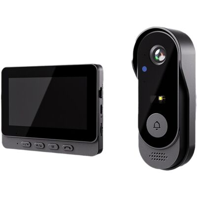 Sonnette Vidéo Sans Fil Hd 1080p, Audio Bidirectionnel, Grand Angle 170°, Écran 4,3 Pouces, Étanche Ipx54, Sans Abonnement, Sans Application, Sans Wi-fi-aquaforge - Publicité Sonnette Vidéo Sans Fil Hd 1080p, Audio Bidirectionnel, Grand Angle 170°, Écran 4,3 Pouces, Étanche Ipx54, Sans Abonnement, Sans Application, Sans Wi-fi-aquaforge - Publicité