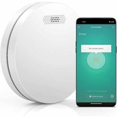 BARKBUSTERS Détecteur De Fumée Connecté - Batterie De 10 Ans - Alarme Incendie Wifi Avec Smart Life - - 1 Pièce - Publicité BARKBUSTERS Détecteur De Fumée Connecté - Batterie De 10 Ans - Alarme Incendie Wifi Avec Smart Life - - 1 Pièce - Publicité