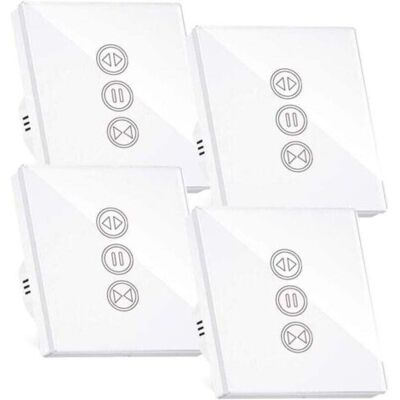 ABYSSE Interrupteur Volet Roulant Connecté, Interrupteur Volet Roulant Wifi,compatible Avec Alexa/google Home, Interupteur Connecté Tactile Rétro Éclairage Peut Éteindre Led Timer App Contrôle,4pcs - Publicité ABYSSE Interrupteur Volet Roulant Connecté, Interrupteur Volet Roulant Wifi,compatible Avec Alexa/google Home, Interupteur Connecté Tactile Rétro Éclairage Peut Éteindre Led Timer App Contrôle,4pcs - Publicité