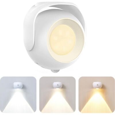 Vision Veilleuse À Détecteur De Mouvement – rechargeable, Avec 3 Températures De Couleur Et Une Intensité Réglable Pour Un Confort Visuel Optimal, Base Magnétique Rotative À 350° - Publicité Vision Veilleuse À Détecteur De Mouvement – rechargeable, Avec 3 Températures De Couleur Et Une Intensité Réglable Pour Un Confort Visuel Optimal, Base Magnétique Rotative À 350° - Publicité