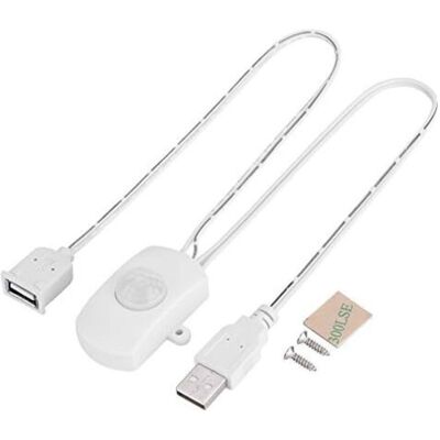 MOXIE Mini Détecteur De Mouvement Pir Commutateur Détecteur De Présence Pour Diy D'Éclairage À Led, Détecteur De Détecteur De Mouvement Infrarouge Pir Interrupteur Interface Usb - Publicité MOXIE Mini Détecteur De Mouvement Pir Commutateur Détecteur De Présence Pour Diy D'Éclairage À Led, Détecteur De Détecteur De Mouvement Infrarouge Pir Interrupteur Interface Usb - Publicité