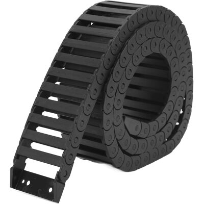 WEYTOLL Chaîne De Traînée En Nylon De 1m De Longueur, Bonne Ténacité Pa66, Résistance À La Température, Porte-fil De Câble Noir Pour Machine Cnc - Publicité WEYTOLL Chaîne De Traînée En Nylon De 1m De Longueur, Bonne Ténacité Pa66, Résistance À La Température, Porte-fil De Câble Noir Pour Machine Cnc - Publicité