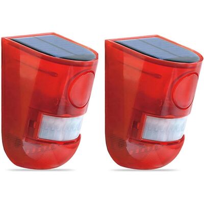 OEM Alarme Solaire Led Avec Détecteur De Mouvement Infrarouge Avec Sirène De 110 Db Et Lumière Stroboscopique Pour La Maison Le Jardin Labri Dauto Système Dalarme De Sécurité 2 Pièces - Publicité OEM Alarme Solaire Led Avec Détecteur De Mouvement Infrarouge Avec Sirène De 110 Db Et Lumière Stroboscopique Pour La Maison Le Jardin Labri Dauto Système Dalarme De Sécurité 2 Pièces - Publicité