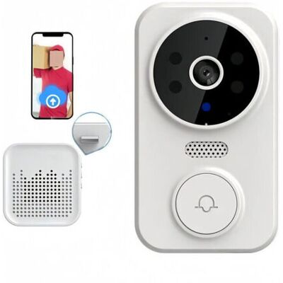 BEAUVIE Sonnette Vidéo Intelligente Sans Fil, Caméra Hd, Détection De Mouvement, Alarme Infrarouge, Sonnette De Sécurité, Wifi - Publicité BEAUVIE Sonnette Vidéo Intelligente Sans Fil, Caméra Hd, Détection De Mouvement, Alarme Infrarouge, Sonnette De Sécurité, Wifi - Publicité