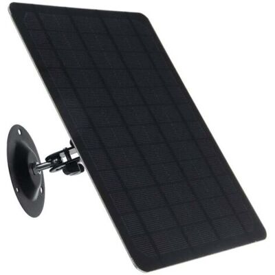 ABYSSE Panneau Solaire Micro Usb 10w 5v 2000mah Rotation À 360 Degrés Panneau Solaire Monocristallin Étanche À Montage Mural Noir - Publicité ABYSSE Panneau Solaire Micro Usb 10w 5v 2000mah Rotation À 360 Degrés Panneau Solaire Monocristallin Étanche À Montage Mural Noir - Publicité