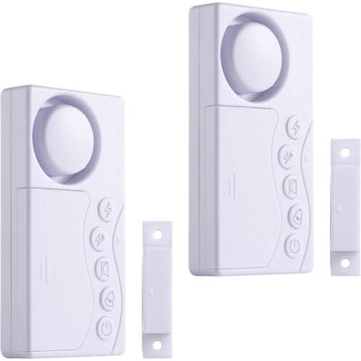 BOTLE Lot De 2 Alarmes De Porte De Réfrigérateur Avec Fonction De Temporisation, Pour La Sécurité De La Maison Et Des Enfants - Publicité BOTLE Lot De 2 Alarmes De Porte De Réfrigérateur Avec Fonction De Temporisation, Pour La Sécurité De La Maison Et Des Enfants - Publicité