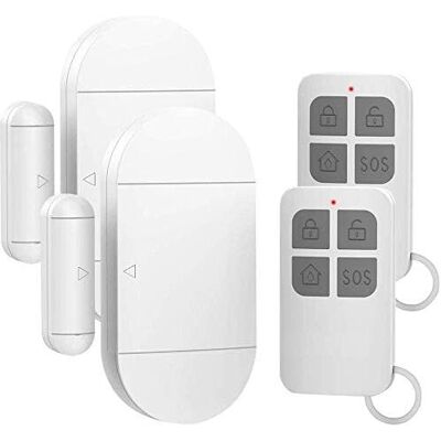 IRISFR 2pcs Alarme De Porte Et Fenêtre Capteur Sans Fil Magnétique Avec 2 Télécommandes Pour Système De Sécurité Maison Sécurité Enfants-antivol Contre Cambriolage Détecteurs 130db Sirène - Publicité IRISFR 2pcs Alarme De Porte Et Fenêtre Capteur Sans Fil Magnétique Avec 2 Télécommandes Pour Système De Sécurité Maison Sécurité Enfants-antivol Contre Cambriolage Détecteurs 130db Sirène - Publicité