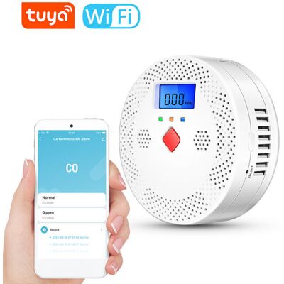 Scotch Testeur Électrochimique Co Portable Tuya Wifi, Détecteur Monoxyde De Carbone Avec Écran Lcd, Alarme Sonore Et Lumineuse, Rappel Batterie Faible,de - Publicité Scotch Testeur Électrochimique Co Portable Tuya Wifi, Détecteur Monoxyde De Carbone Avec Écran Lcd, Alarme Sonore Et Lumineuse, Rappel Batterie Faible,de - Publicité