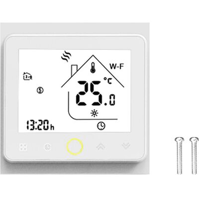 MOXIE Sjlerst Thermostat Intelligent 5a, Contrôleur De Température Programmable Hebdomadaire Contrôle App Contrôle Vocal, Compatible Avec Alexa/ Home Pour Plancher Chauffant À Eau Pour La Maison, Les Bureau - Publicité MOXIE Sjlerst Thermostat Intelligent 5a, Contrôleur De Température Programmable Hebdomadaire Contrôle App Contrôle Vocal, Compatible Avec Alexa/ Home Pour Plancher Chauffant À Eau Pour La Maison, Les Bureau - Publicité