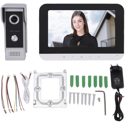 WEYTOLL Support De Sonnette D'Interphone Vidéo Pour Application Tuya, Caméra Wifi 1080p Avec Écran De 7 Pouces, Prise Ue Pour La Maison - Publicité WEYTOLL Support De Sonnette D'Interphone Vidéo Pour Application Tuya, Caméra Wifi 1080p Avec Écran De 7 Pouces, Prise Ue Pour La Maison - Publicité