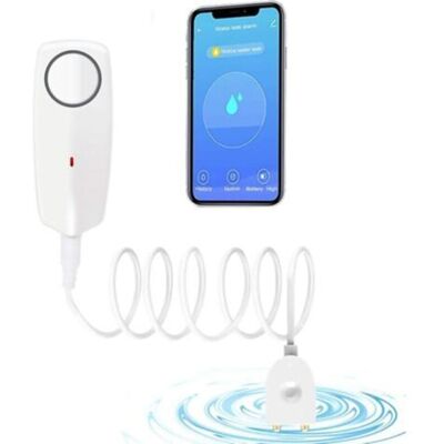 URSUS Détecteur De Fuites D'Eau Sans Fil - Alarme Inondation Avec Son De 60 Db Et Notification Push Sur L'Application Tuya Smart/smart Life - Publicité URSUS Détecteur De Fuites D'Eau Sans Fil - Alarme Inondation Avec Son De 60 Db Et Notification Push Sur L'Application Tuya Smart/smart Life - Publicité