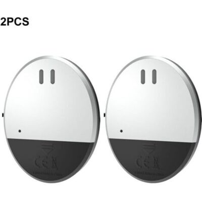 URSUS Lot De 2 Détecteurs De Vibrations Pour Fenêtres Et Portes, 130 Db - Système De Sécurité Domestique - Installation Facile - Sans Câblage - Noir Et Argent - Publicité URSUS Lot De 2 Détecteurs De Vibrations Pour Fenêtres Et Portes, 130 Db - Système De Sécurité Domestique - Installation Facile - Sans Câblage - Noir Et Argent - Publicité