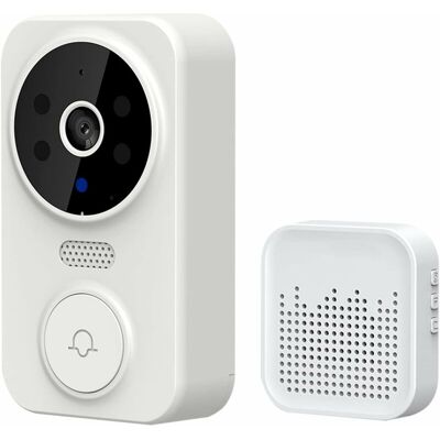 Sonnette Vidéo Intelligente Sans Fil, Sonnette Visuelle Intelligente, Interphone Domestique, Sonnette De Sécurité Wifi Avec Vision Nocturne Hd, Sonnette Sans Fil-aquaforge - Publicité Sonnette Vidéo Intelligente Sans Fil, Sonnette Visuelle Intelligente, Interphone Domestique, Sonnette De Sécurité Wifi Avec Vision Nocturne Hd, Sonnette Sans Fil-aquaforge - Publicité