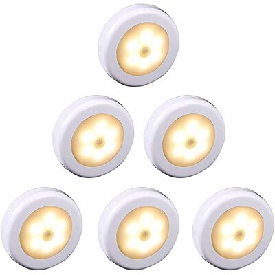 Melissa Ersandy – Lampe Led Sans Fil Avec Détecteur De Mouvement – 6 Pièces – Lumière Chaude – Installation Facile Avec Autocollant 3m – Pour Placard Et Couloir - Publicité Melissa Ersandy – Lampe Led Sans Fil Avec Détecteur De Mouvement – 6 Pièces – Lumière Chaude – Installation Facile Avec Autocollant 3m – Pour Placard Et Couloir - Publicité