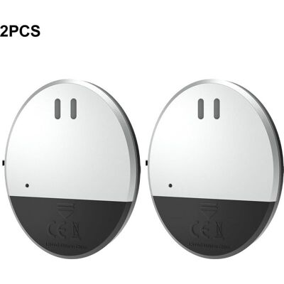 Vision Lot De 2 Détecteurs De Vibrations Pour Fenêtres Et Portes, 130 Db - Système De Sécurité Domestique - Installation Facile - Sans Câblage - Noir Et Argent - Publicité Vision Lot De 2 Détecteurs De Vibrations Pour Fenêtres Et Portes, 130 Db - Système De Sécurité Domestique - Installation Facile - Sans Câblage - Noir Et Argent - Publicité
