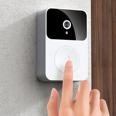 Sonnette Vidéo Sans Fil Intelligente, Interphone Domestique Avec Vision Nocturne Hd Et Sonnette Rechargeable Wifi-aquaforge - Publicité Sonnette Vidéo Sans Fil Intelligente, Interphone Domestique Avec Vision Nocturne Hd Et Sonnette Rechargeable Wifi-aquaforge - Publicité