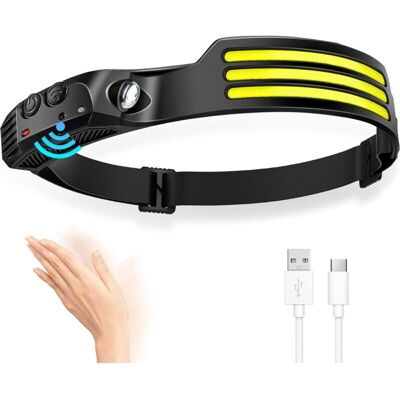 Melissa Ersandy – Lampe Frontale Led Rechargeable Ipx4 – Détecteur De Mouvement – Éclairage 230° – Autonomie 3 À 8h – Charge Usb Type C - Publicité Melissa Ersandy – Lampe Frontale Led Rechargeable Ipx4 – Détecteur De Mouvement – Éclairage 230° – Autonomie 3 À 8h – Charge Usb Type C - Publicité