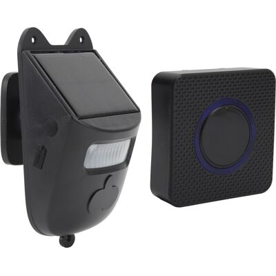 MCKENSA Alarme De Porte Solaire Sans Fil Avec Capteur Infrarouge Et Affichage Numérique, 1 Récepteur, 1 Détecteur De Mouvement, Prise Ue 110-240 V - Publicité MCKENSA Alarme De Porte Solaire Sans Fil Avec Capteur Infrarouge Et Affichage Numérique, 1 Récepteur, 1 Détecteur De Mouvement, Prise Ue 110-240 V - Publicité