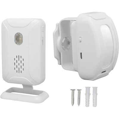 AQUAFORGE Sonnette De Bienvenue Avec Détecteur De Mouvement, Volume Réglable Et Alarme D'Entrée. Sonnette Infrarouge Sans Fil Avec Lumière Led Pour Magasin Ou Villa. Idéale Pour Les Commerces Et Les Villas.-aqu - Publicité AQUAFORGE Sonnette De Bienvenue Avec Détecteur De Mouvement, Volume Réglable Et Alarme D'Entrée. Sonnette Infrarouge Sans Fil Avec Lumière Led Pour Magasin Ou Villa. Idéale Pour Les Commerces Et Les Villas.-aqu - Publicité