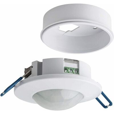 SANS MARQUE Détecteur De Mouvement Intérieur, Montage Encastré Et En Saillie Au Plafond, Programmable, Capteur Infrarouge, 8m / 360°, Led Adapté, Max. Publicité SANS MARQUE Détecteur De Mouvement Intérieur, Montage Encastré Et En Saillie Au Plafond, Programmable, Capteur Infrarouge, 8m / 360°, Led Adapté, Max. Publicité